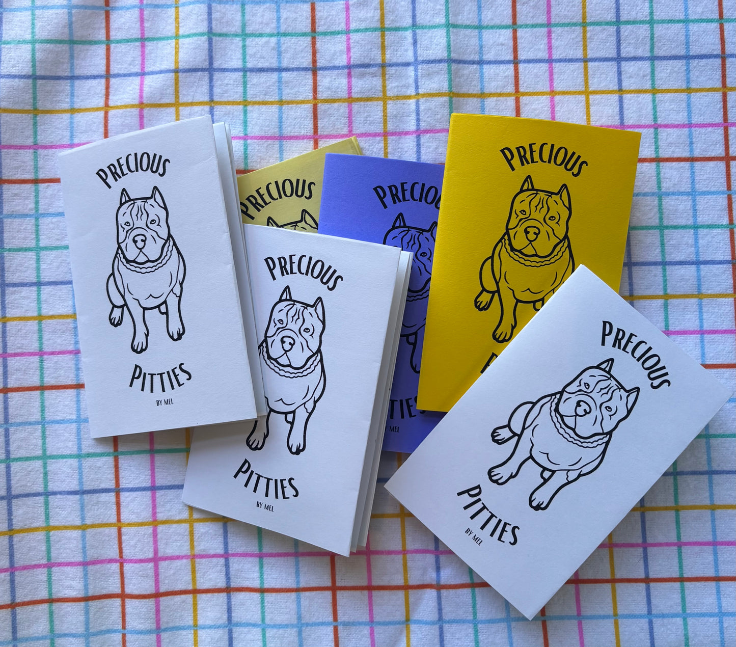 Precious Pitties Mini Pitbull Coloring Zine + Poster