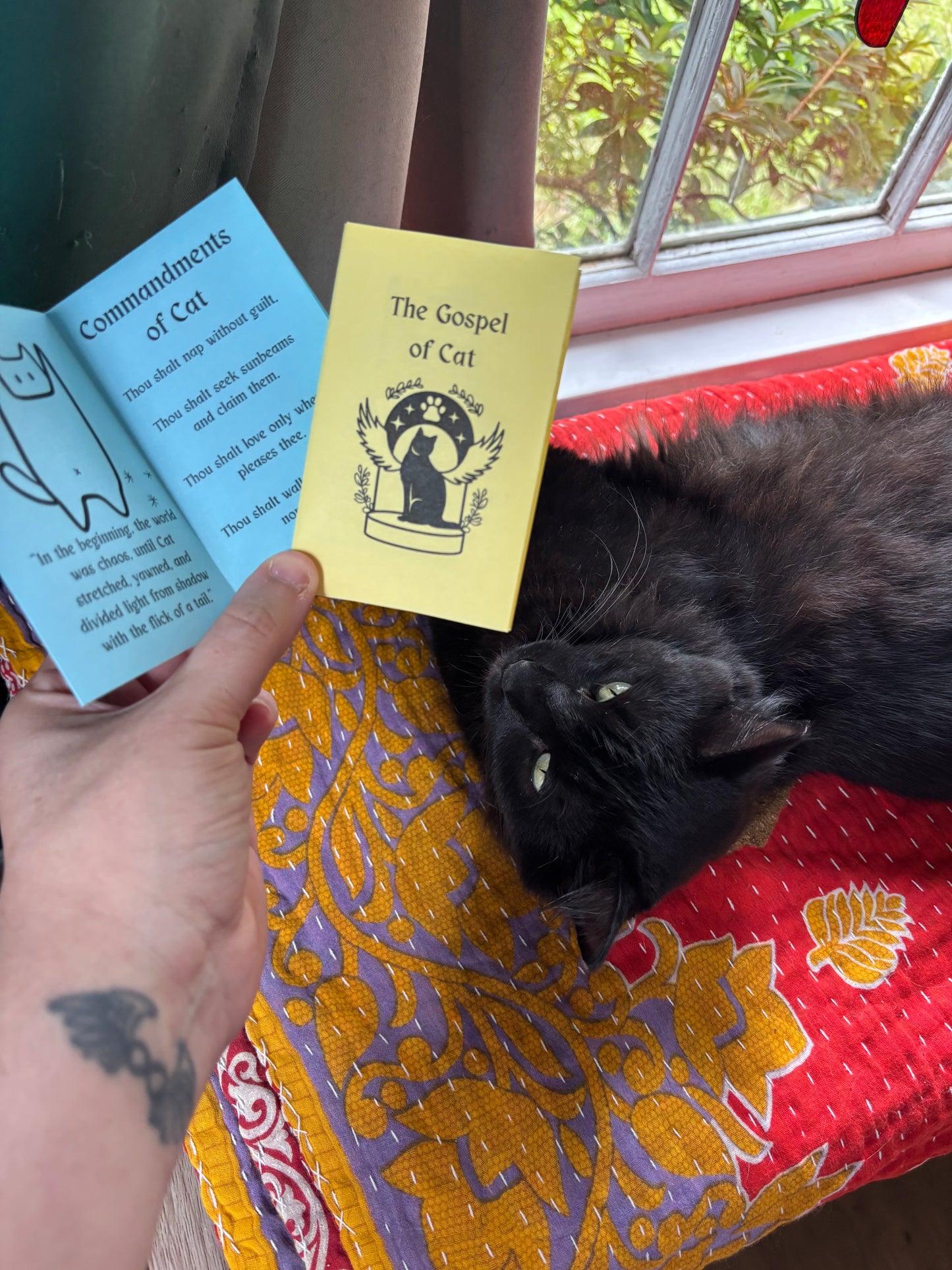 Gospel of Cat Zine (mini 8 page zine)